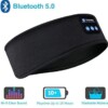 Auriculares inalámbricos con Bluetooth 5,0, audífonos deportivos con diadema para dormir, antifaz, originales