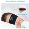 Auriculares inalámbricos con Bluetooth 5,0, audífonos deportivos con diadema para dormir, antifaz, originales - Imagen 5