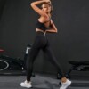 Leggings de cintura alta, trajes deportivos de Fitness, 2 piezas - Imagen 6